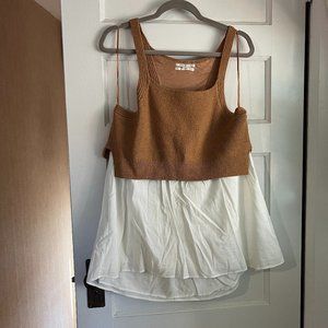 Anthropologie Layered Tank Top